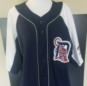Detroit Tigers- Cabrera Throwback MLB Jersey- L